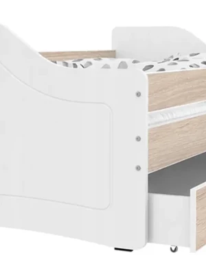 Łóżko dziecięce 160x80 szuflada + materac SWEETY