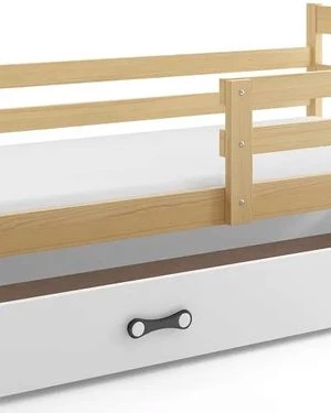 Łóżko dziecięce 200x90 Eryk z materacem i stelażem