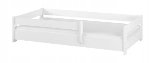 ﻿Łóżko dziecięce dla dzieci SIMPLE BABY BOO 180x80 BIAŁY GŁADKI
