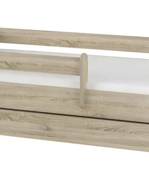 Łóżko dziecięce dla dziecka SIMPLE BABY BOO 160x80 + SZUFLADA dąb sonoma