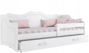 ﻿Łóżko dziecięce Julia 160x80 białe od Interbeds
