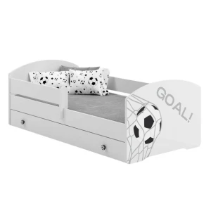 Łóżko dziecięce LUK 160x80 szuflada materac - GOAL