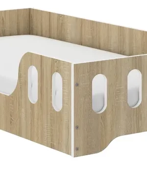 Łóżko dziecięce Montessori LAKI160x80 Sonoma lub Białe Łóżko dziecięce Montessori LAKI160x80 Sonoma lub Białe