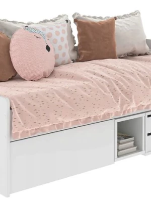 Łóżko dziecięco-młodzieżowe JULIA pojedyncze z szufladami 200x90cm białe