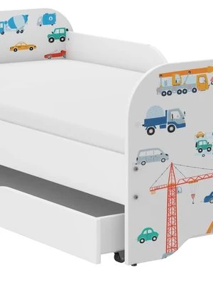 Łóżko MIKI dziecięce 140x70 + materac DUŻO wzorów!