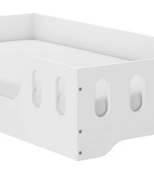 Łóżko Montessori LAKI 160×80 z Materacem i Stelażem – Białe lub Sonoma