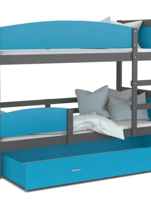 Łóżko piętrowe TWIST 190x80 szuflada + materace Łóżko piętrowe TWIST 190x80 szuflada + materace