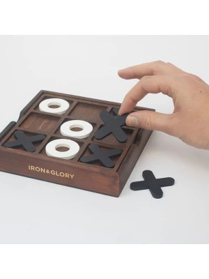 Luckies Original Gra planszowa "Tic-Tac-Toe" w kolorze brązowym - 8+ rozmiar: onesize