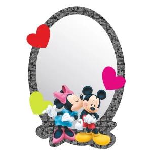 Lustro samoprzylepne dla dzieci Mickey i Minnie, 15 x 21,5 cm 4-Home