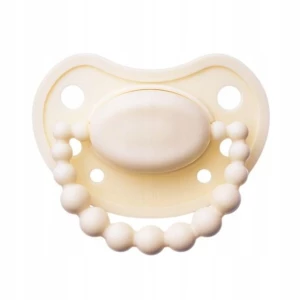 ﻿LUU - Silikonowy Smoczek pozycjonujący (6m+), american cream