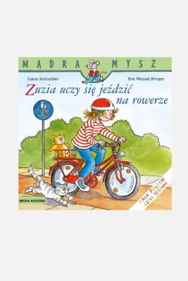 "Mądra Mysz. Zuzia uczy się jeździć na rowerze" książka dla dzieci MEDIA RODZINA