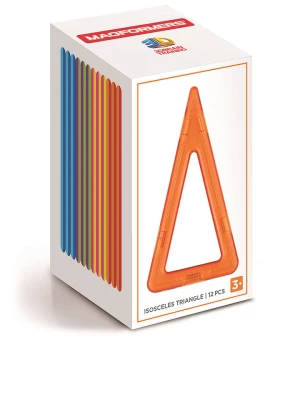 MAGFORMERS 12-częściowy zestaw magnetyczny "Isoceles Triangle" - 3+ rozmiar: onesize