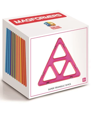 MAGFORMERS 12-częściowy zestaw magnetyczny "Super Triangle" - 3+ rozmiar: onesize