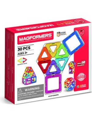 MAGFORMERS 30-częściowy zestaw magnetyczny "Standard Line" - 3+ rozmiar: onesize