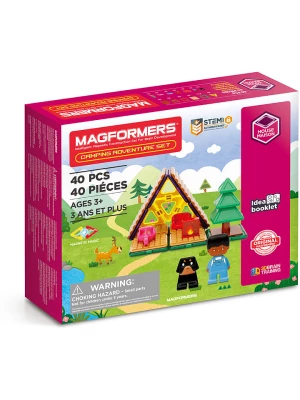 MAGFORMERS 40-częściowy zestaw magnetyczny "Magformers Camping Adventure" - 3+ rozmiar: onesize