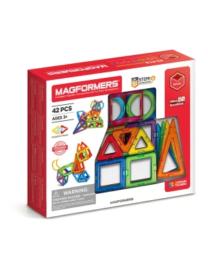 MAGFORMERS 42-częściowy zestaw magnetyczny "Basic" - 3+ rozmiar: onesize