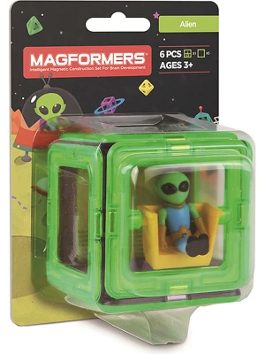 MAGFORMERS 6-częściowy zestaw akcesoriów "Alien" - 3+ rozmiar: onesize