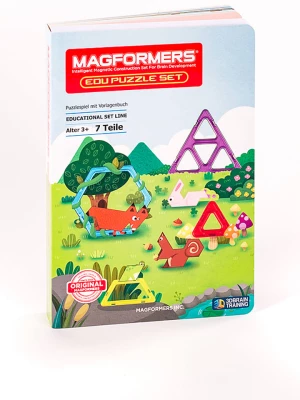 MAGFORMERS 7-częściowy zestaw magnetyczny "Edu Puzzle" - 3+ rozmiar: onesize