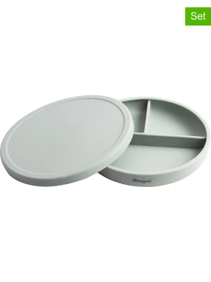 Magni Talerz w kolorze błękitnym z pokrywką - Ø19 cm rozmiar: onesize
