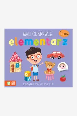 "Mali odkrywcy. Elementarz 3-latka" książka z zadaniami ZIELONA SOWA