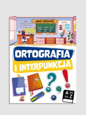 "Mały geniusz. Ortografia i interpunkcja" książka z zadaniami IBIS