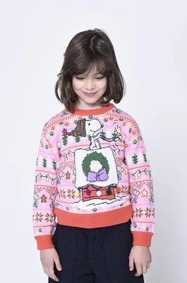 Marc Jacobs sweter dziecięcy kolor różowy