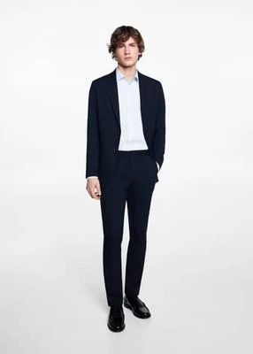 Marynarka garniturowa slim fit MANGO TEEN