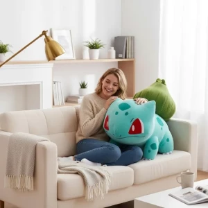 MASKOTKA BULBASAUR 60CM MEGA DUŻA PLUSZOWA PRZYTULANKA POKEMON GO BULBAZAUR MASKOTKA BULBASAUR 60CM MEGA DUŻA PLUSZOWA PRZYTULANKA POKEMON GO BULBAZAUR