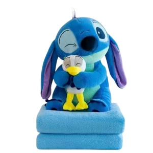 Maskotka DUŻA pluszak 3W1 PODUSZKA Z KOCEM STICH