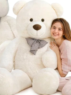 MASKOTKA MIŚ PLUSZOWY DUŻY PLUSZAK ZABAWKA 140CM PREZENT DLA DZIECKA MIĘKKI