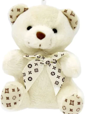 MASKOTKA PRZYWIESZKA MIŚ Z KOKARDKĄ BRELOCZEK 10cm