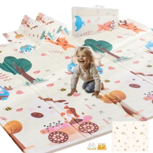Mata Edukacyjna Piankowa Mata dla Dzieci Duża 200x150cm Miarka Wzrostu