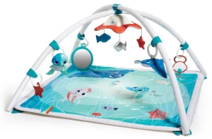 Mata Tiny Love Gimnastyka/mata edukacyjna z pałąkami i karuzelką - Skarby Oceanu
