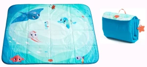 Mata Tiny Love Mata edukacyjna/podróżna XL 140x113 cm - Skarby Oceanu