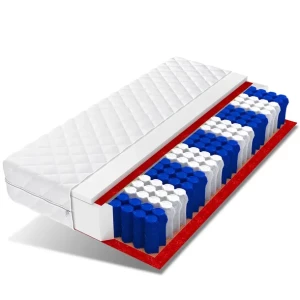 Materac 160x80 pocket 7 stref 12 cm DINO