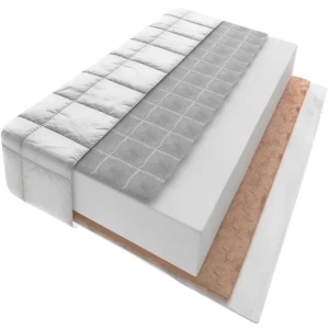 MATERAC 160x80x10 DO ŁÓŻKA GRYKA PIANKA KOKOS Dwustronny Twardy