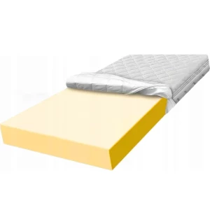 Materac 70x200 nawierzchniowy przewiewny antybakteryjny elastyczny H2 5 cm