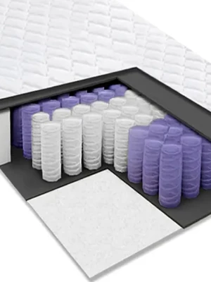 Materac kieszeniowy 80x180 sprężynowy pocket 7 strefowy odporny 17 cm H3