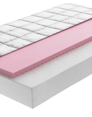 Materac STREFOWY 100x50 o grubości 10 cm + pokrowiec pikowany