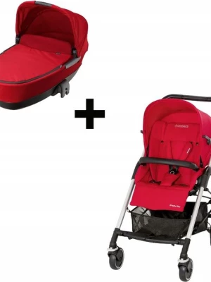 ﻿MAXI COSI streety plus sytem travel Wózek spacerowy + gondola Intense Red