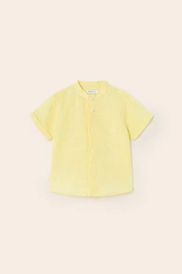 Mayoral koszula niemowlęca kolor żółty