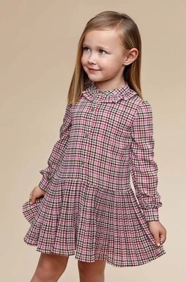 Mayoral sukienka dziecięca kolor fioletowy mini oversize