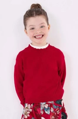 Mayoral sweter dziecięcy kolor czerwony lekki