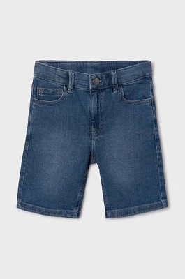 Mayoral szorty jeansowe dziecięce kolor niebieski
