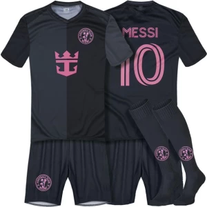 ﻿MESSI 10 Strój Piłkarski z getrami zestaw 3w1 INTER MIAMI 140 NOWY 2025!