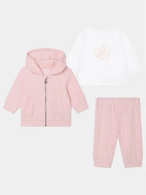 MICHAEL KORS KIDS Komplet dresowy R98129 Różowy Regular Fit