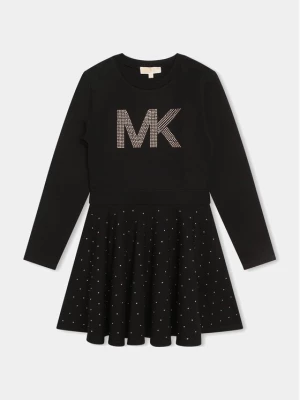 MICHAEL KORS KIDS Sukienka codzienna R12169 Czarny Regular Fit