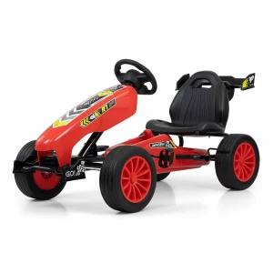 Milly Mally Quadricycle Go-kart Rocket, czerwony