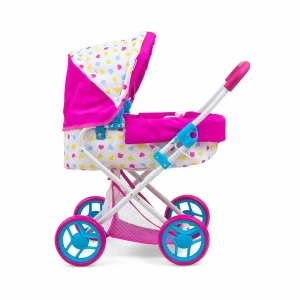 Milly Mally Wózek dla lalek Alice Candy, różowy