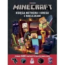 Minecraft. Księga Netheru i Kresu z naklejkami Harperkids